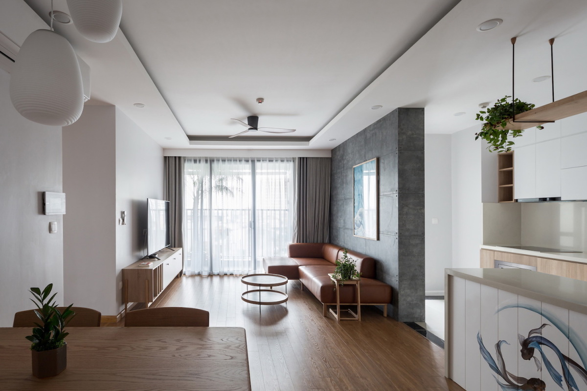 Mẫu nội thất căn hộ chung cư phong cách đơn giản