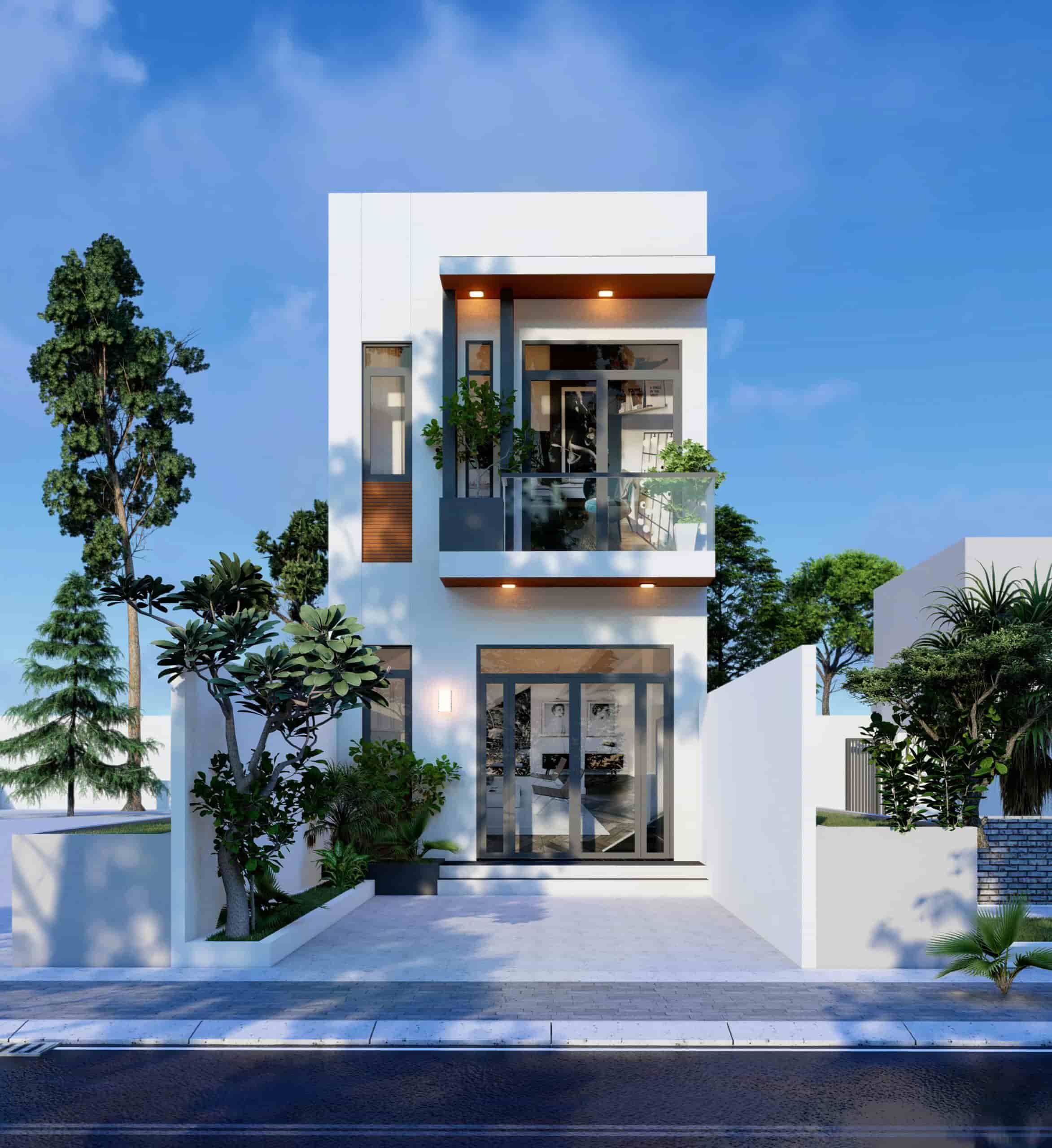 250+ Mẫu nhà phố 2 tầng đẹp, tiết kiệm chi phí thi công - VillaDesign
